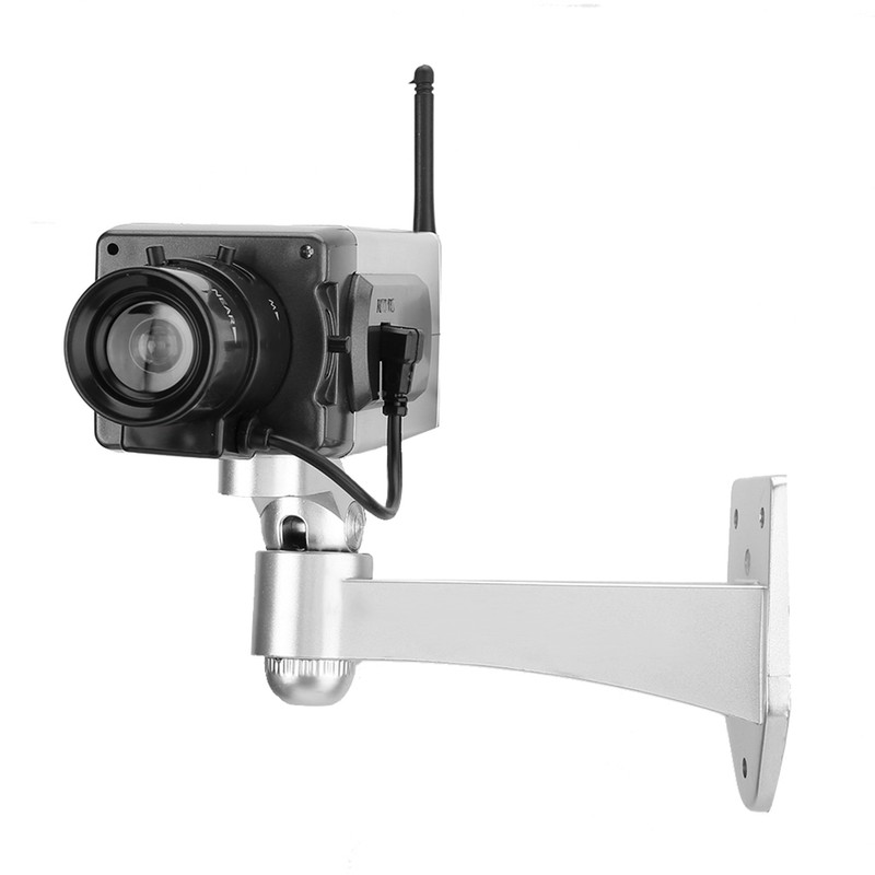 Outdoor Indoor Power Simulation Fake Dummy Camera Security CCTV LED