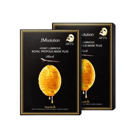 JM Solution Honey Glow Royal Propolis Mask Plus 30ml 10 Sheets 1+1 Medium, 10 Packs / 제이엠솔루션 꿀광 로얄 프로폴리스 마스크 플러스 30ml 10매 1+1 중, 10개