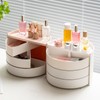 Makeup Organizer Ins Style 360 Degree Rotation Unique Semi Circular