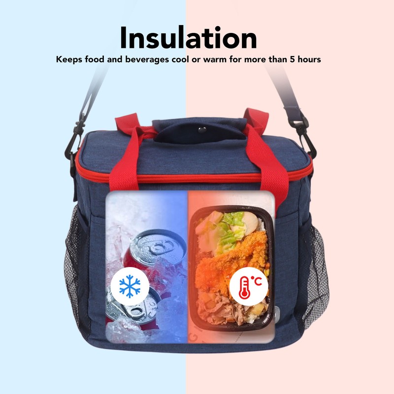 Large Lunch Bag Thickening Waterproof Heat Insulation Leakproof Freezable Cooler