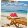 Baluue 4pcs Watermelon Shape Sand Remover Brush Lightweight Sponge Beach