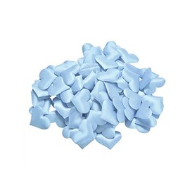 Satin Hearts for Wedding Table Decorations-Valentine Day-500 Pcs (Pink or Blue) (Dark Blue)
