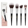 4PCS Face Makeup Brushes Set, Soft Synthetic Bristles for Foundation