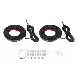 generic 2 Luces Led Para Estribo, 800 Lm, Ámbar Blanco, 12 V A 24 V