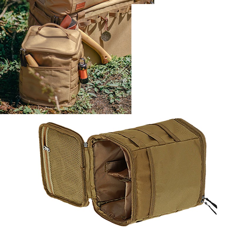 Camping Storage Bag Oxford Cloth Built in Mesh Pocket Portable