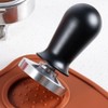 Stainless Steel Coffee Tamper Tool Elastic Powder Press with Spring
