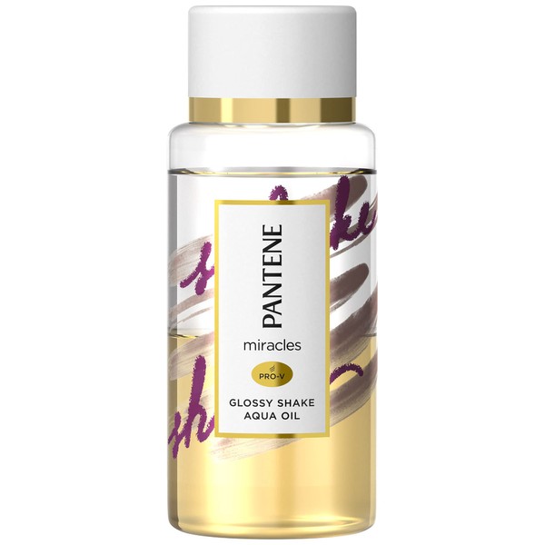 Pantene Miracle Glossy Shake Aqua Oil (Daytime Correction, Spreads and Rows Instantly for Light Cashmere Hair) No Rinse Treatment