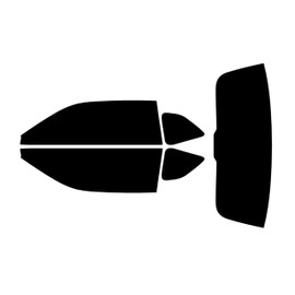 True Line Automotive Precut Window Tint Kit Nano Compatible with Dodge Challenger 2015-2022 35% Fronts 20% Backs