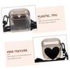 TEHAUX Fashion Earphone Cover with Chain TPU Protective Case for
