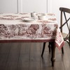 Maison d' Hermine Holy Jouy - Brown 100% Cotton Tablecloth
