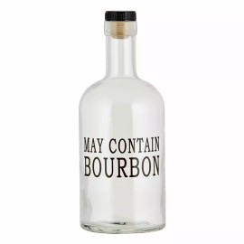 47th & Main Glass Bourbon Bottle 750 ml - May Contain Bourbon