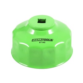 OEMTOOLS 87145 74 mm 15 Flute Oil Filter Wrench, Economy Oil Filter Cap Wrench, Oil Cap Filter Wrench Prevents Slippage and Stripping, Oil Change Tools