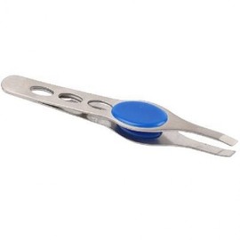 Stainless Steel Eyelash and Eyebrow Tweezers Tweezers 4ea