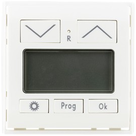 REV Optima 0221530106 Cover Timer Switch Control Panel for Blinds and Roller Shutters White