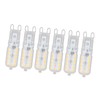 6pcs G9 LED Bulb 5W Transparent Cover 22LED Dimmable G9