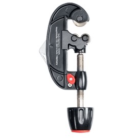 kwb Pipe Cutter for Copper Pipes, Diameter 3-28 mm, with Quick Release Function and Deburrer, Pipe Cutter for Copper, Brass, Aluminium and Plastic