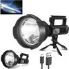 Rechargeable Spotlight, 3,000,000L High Lumens Led Spot Lights Outdoor Handheld