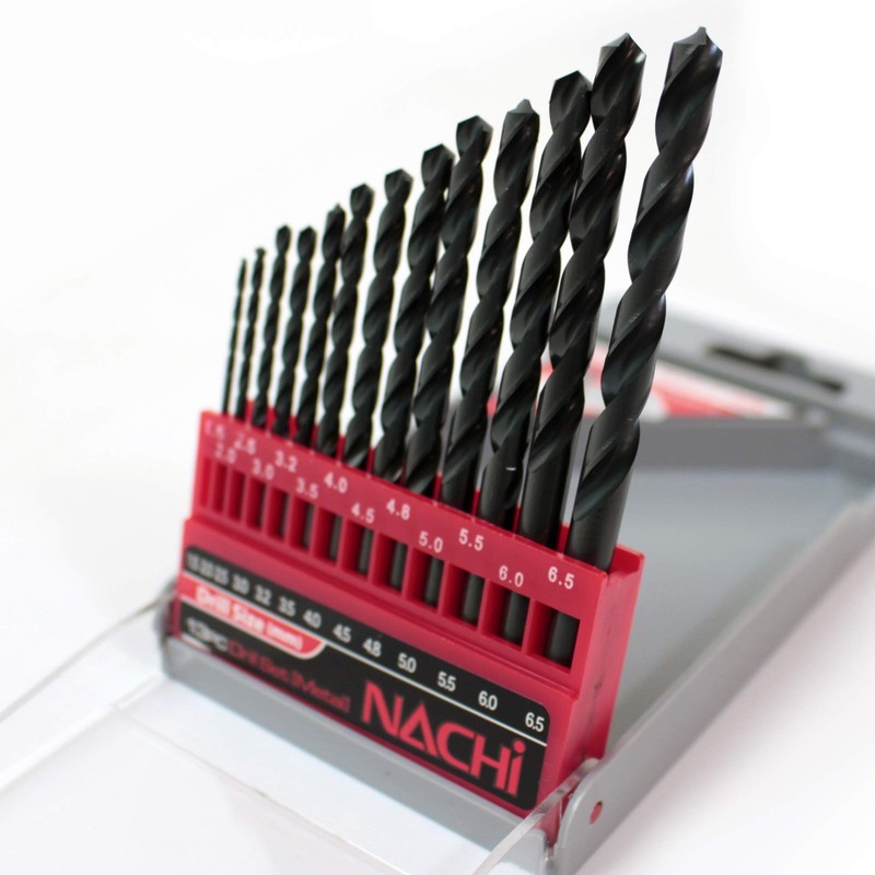 NACHI NDS-13 Round Shaft Ironwork Drill Set of 13 in