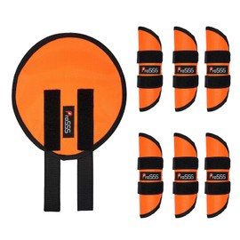 ProSSS 6Pack Fishing Bait Gloves 6 Inch Lure Wrap Lure Covers,Thickened Anti-Cut Cloth Fishing Bait Covers,Keep Fishermen Fishing Safe for Fishing Rod