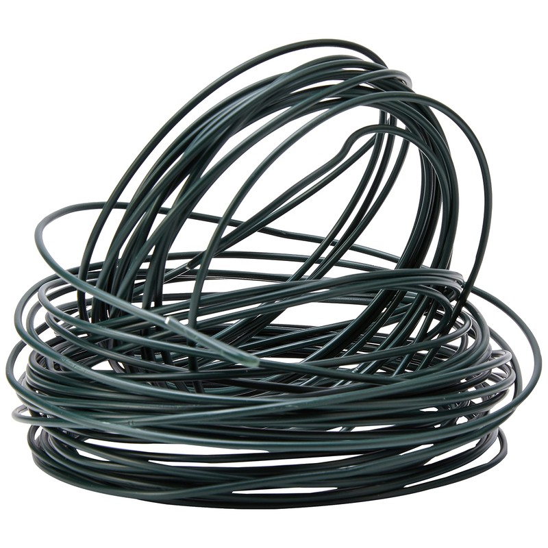 Tildenet 15403242 20 m/3 mm Plastic Coated Garden Wire Coil,