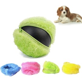 YumSur Magic Roller Ball,Active Rolling dog Toy,Automatic Roller,Interactive Pet Electric Toy with 1 Rolling Ball + 4 Color Cover for Puppy Cats Dogs