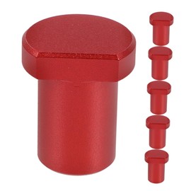 Outanaya 6PCS Aluminum Alloy Bench Dogs Durable Workbench Positioning Stops for Woodworking Scratch Resistant Slip Prevention Design for Dog Vise Applications