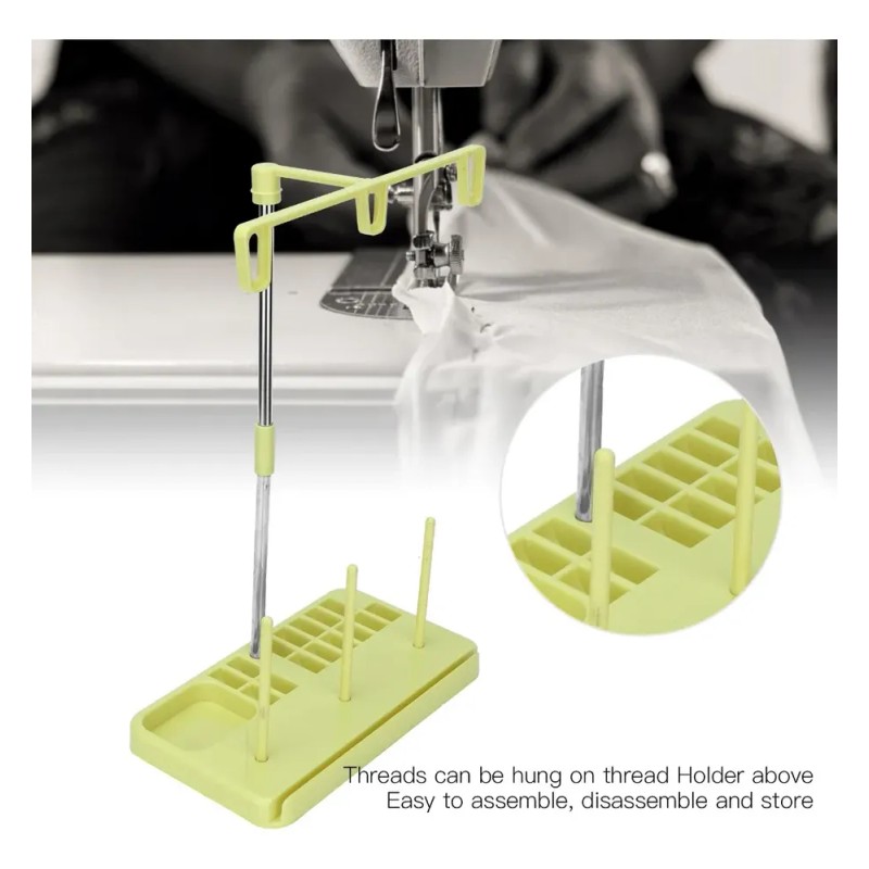 Organizador De Carretes Removible Para Hilo Azul