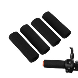 TUKEVA 2 Pairs Motorcycle Handlebar Grip Foam Grips Grip Cover Anti Vibration Comfortable Handlebar Cover Grip Puppies Motorcycle for Diameter Handlebar 3.17-3.68 cm for Motorcycle, Road Bike, E-Bike etc. (31 mm)