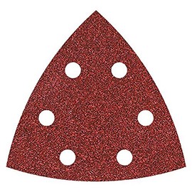 Wolfcraft 1866000 20 Sanding Sheets Self-Gripping with Velcro delta Shape 95 mm