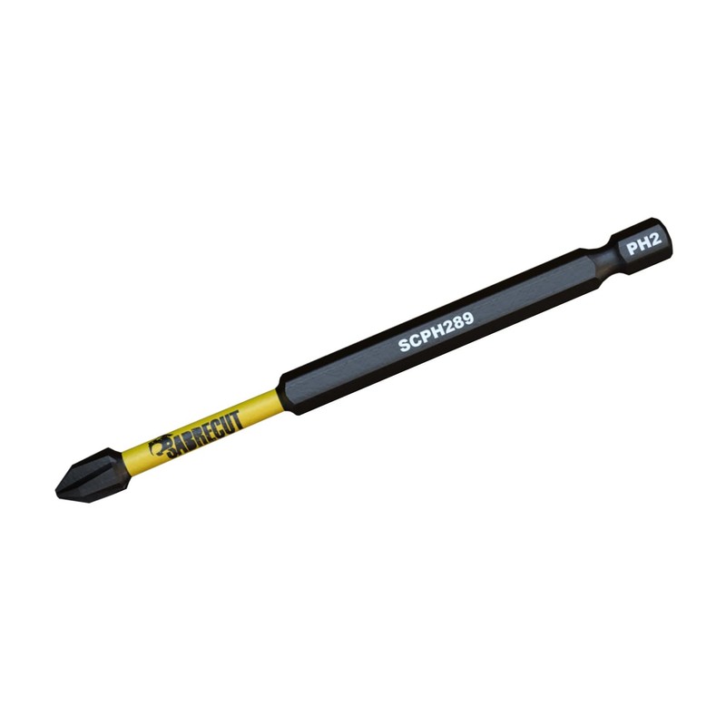 10 x SabreCut SCPH289_10 89mm PH2 Magnetic Impact Screwdriver Driver