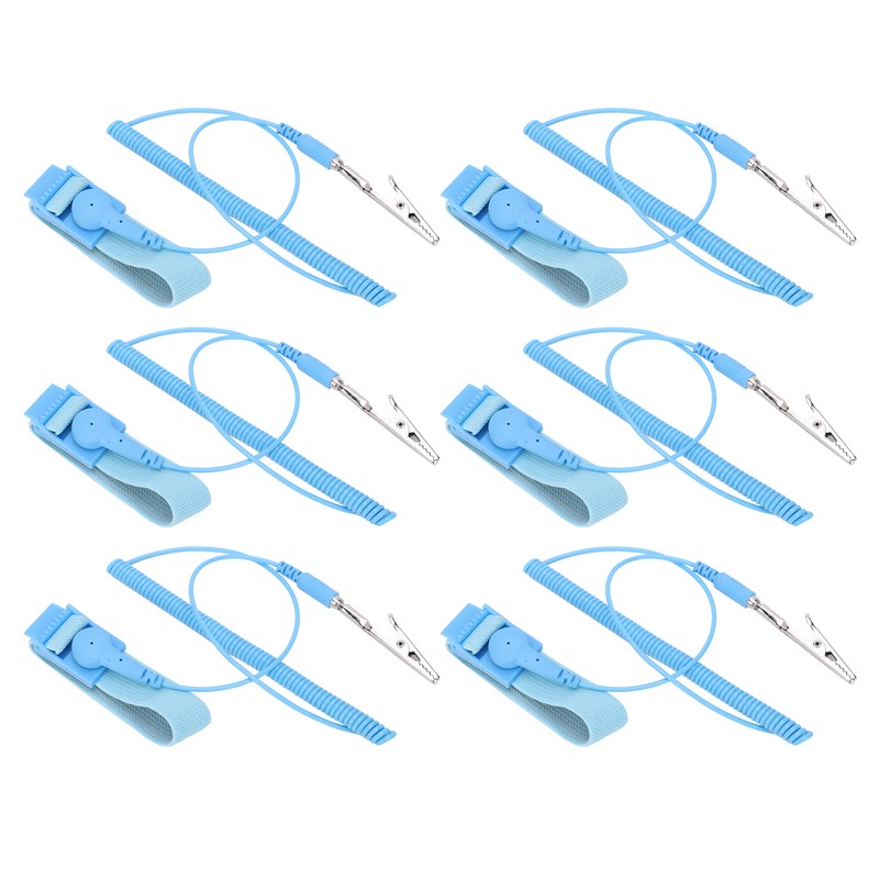 10Pcs 1.8Mx2.0MM Anti Static Bracelet Grounding Electrostatic Discharge Wrist Strap