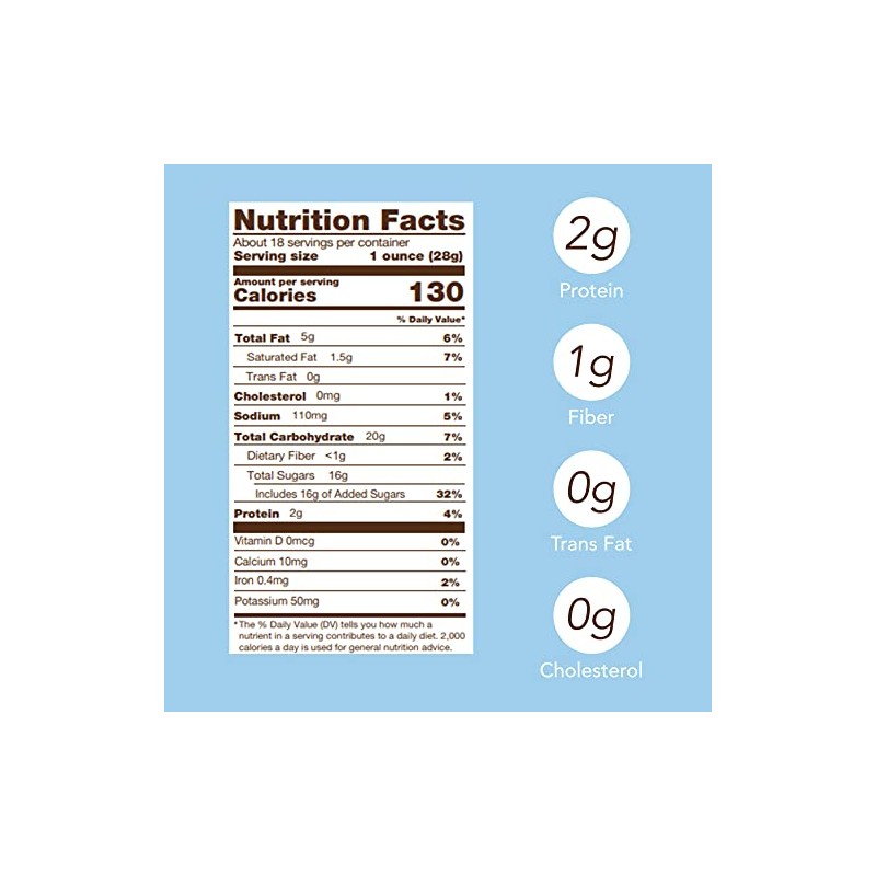 FERIDIES Unique Candy Nut Tins Homemade Peanut Brittle Crunch, Top