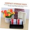 ABOOFAN 2pcs Coffee Storage Box Condiments Containers Sugar Packet Holder