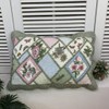 vctops 2-Piece Boho Cotton Quilted Bed Pillow Shams Floral Printed