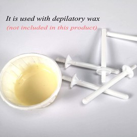 60pcs Nose Hair Wax Sticks Brazilian Wax Nose Hair Wax Stick for Hair Removal Nose Hair Removal Nose Hair Wax Smear Wax Stick Disposable Hair Removal Rod Nose Clean Nose Hair Removal Tool Men Women Nose Ear Hair Safety Quick Wax