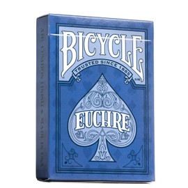 Bicicleta Euchre Baraja de Cartas – 9 a través de Ace – Doble Cubierta, Azul