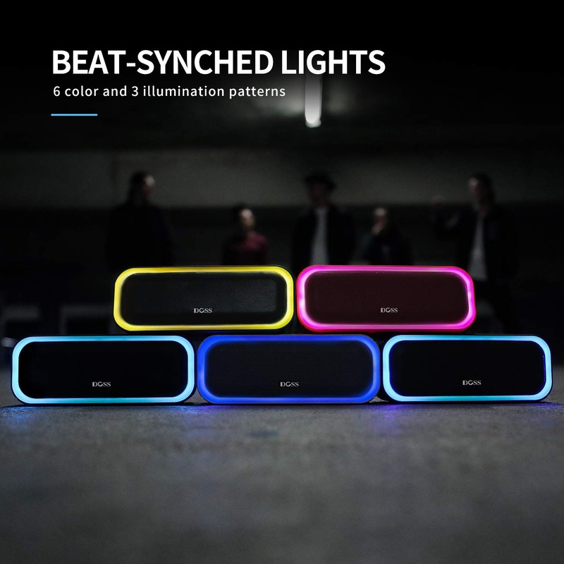 DOSS SoundBox Pro Bluetooth Speaker with 20W Stereo Sound, Active
