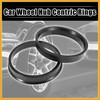 Partuto 4pcs Plastic 54.1mm to 60.1mm Car Centric Rings Wheel