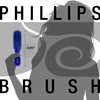 Phillips Brush Sapphire Light Touch 6 Hair Brush (Purse Sized)