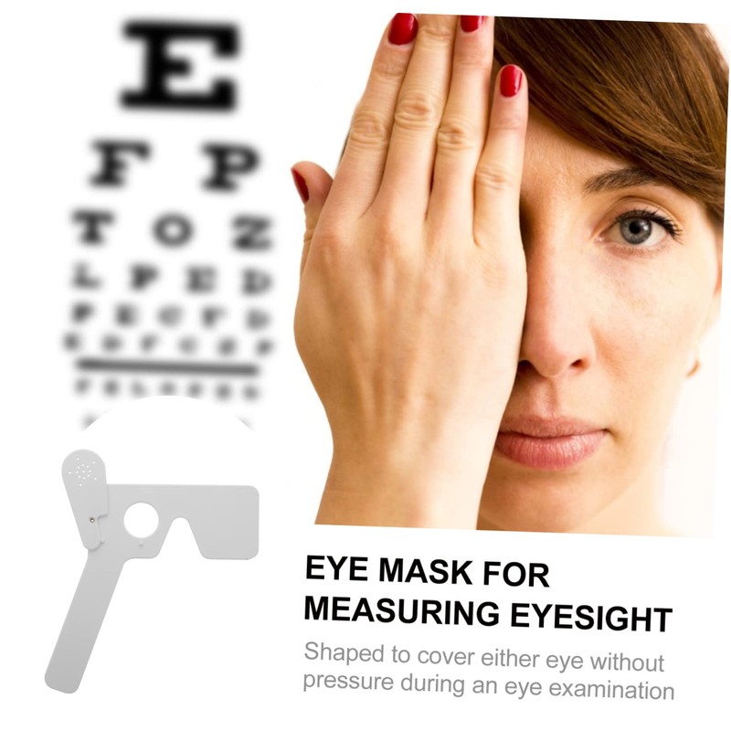 Outanaya 1pc Plastic Eye Occluder Ergonomic Design for Astigmatism Testing