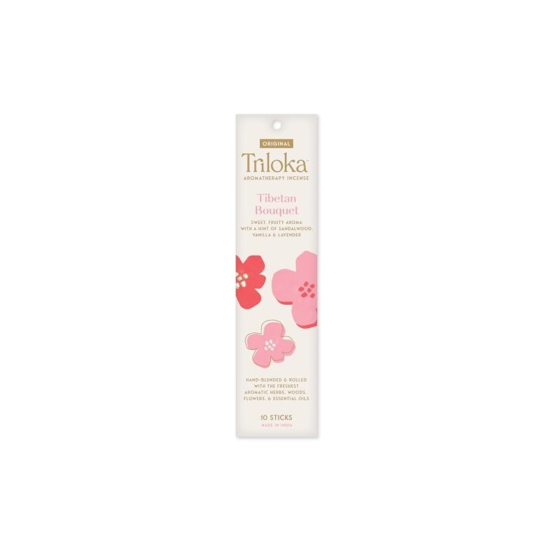 Triloka Original Incense, Tibetan Bouquet, 10 Sticks