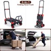 2-in-1 Folding Hand Truck Dolly 330LB Load Carrying,Hand Truck Foldable