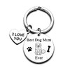 Nimteve Dog Mum Keychain Dog Lover Gifts Best Dog Mum