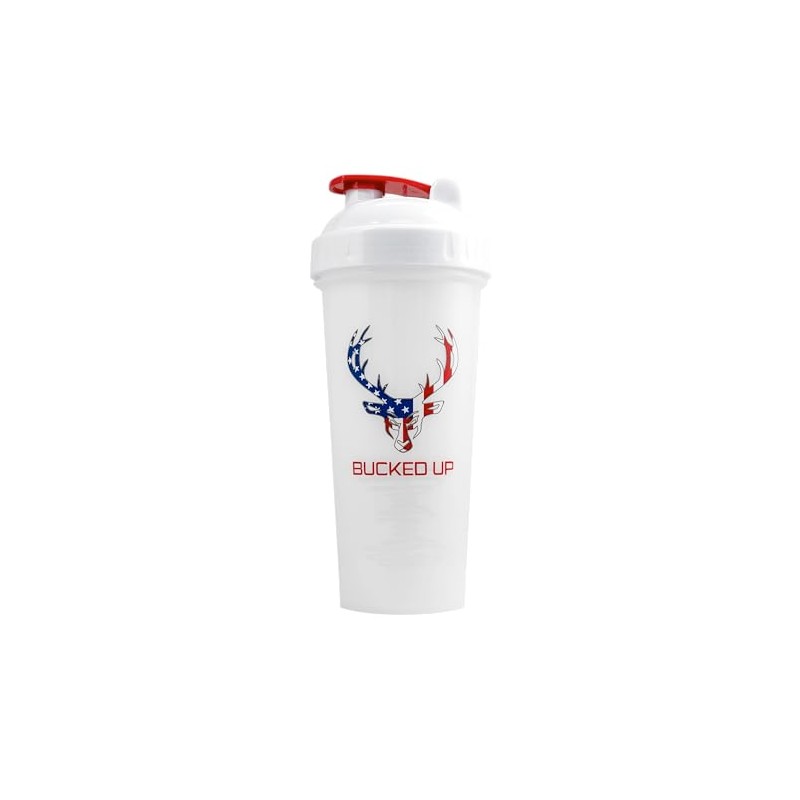 Bucked Up Perfect Shaker Bottle, 28oz, BPA-Free, Dishwasher Safe, Leak-Proof,