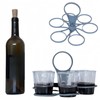 Super Carry 6-Cup Beverage Carrier,Drinks Tray Holiday,Foldable 6-Cup Coffee Carriers,Portable
