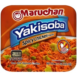 Maruchan Yakisoba Spicy Chicken Flavor, 4.11 Oz, [Pack of 8]