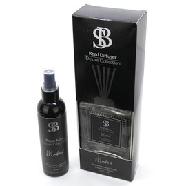 Non-aerosol Deluxe Room Mist Spray and Reed Diffuser Kit - Madrid Citrus Bloom Fragrance - for Home, Office, Bathroom and Car