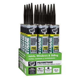 Dap 7079818816 18816 Polyurethane Construction Adhesive and Sealant, 10.1 oz, Black