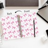 Yetmadi Pink Bow Heart Coquette Notebook Journal, Trendy Pink Bow