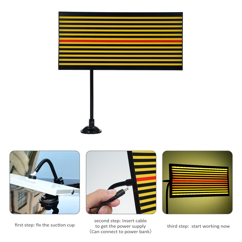 LED Reflector Line Board Light Paintless Dent Finder Lamp Car